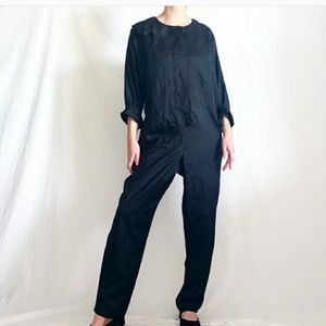 Vintage 70s/80s Black Jumpsuit